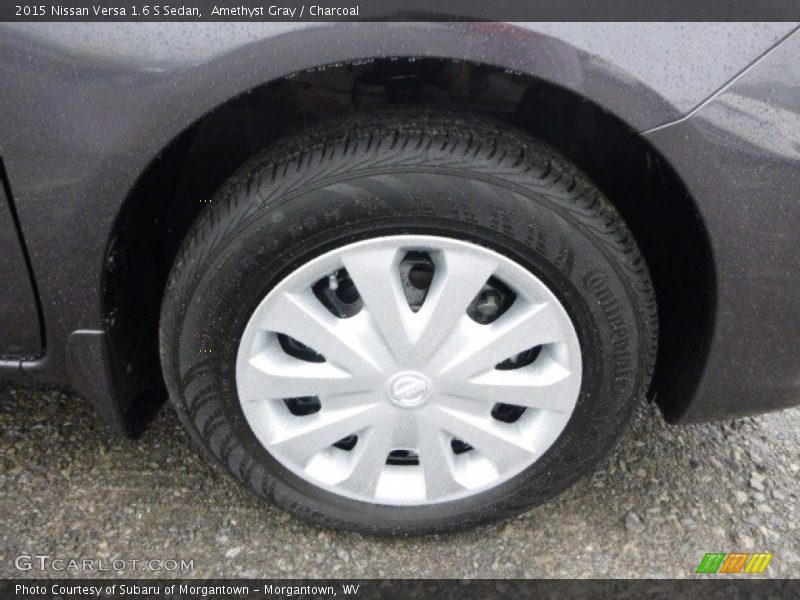 Amethyst Gray / Charcoal 2015 Nissan Versa 1.6 S Sedan