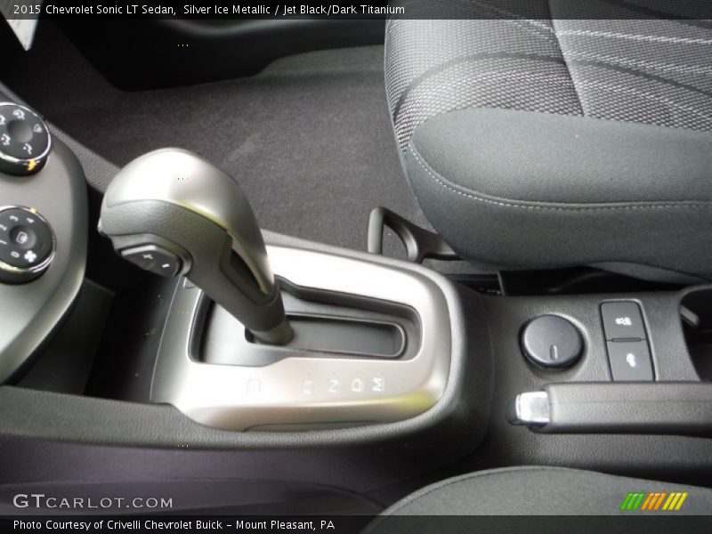 Silver Ice Metallic / Jet Black/Dark Titanium 2015 Chevrolet Sonic LT Sedan