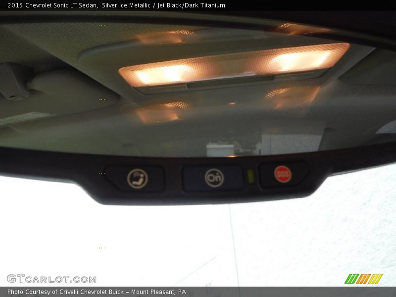 Silver Ice Metallic / Jet Black/Dark Titanium 2015 Chevrolet Sonic LT Sedan