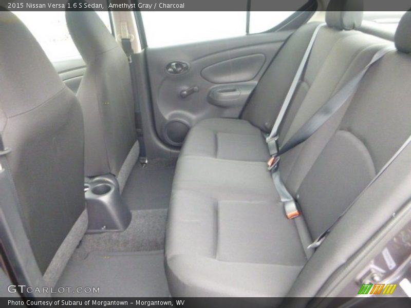 Amethyst Gray / Charcoal 2015 Nissan Versa 1.6 S Sedan