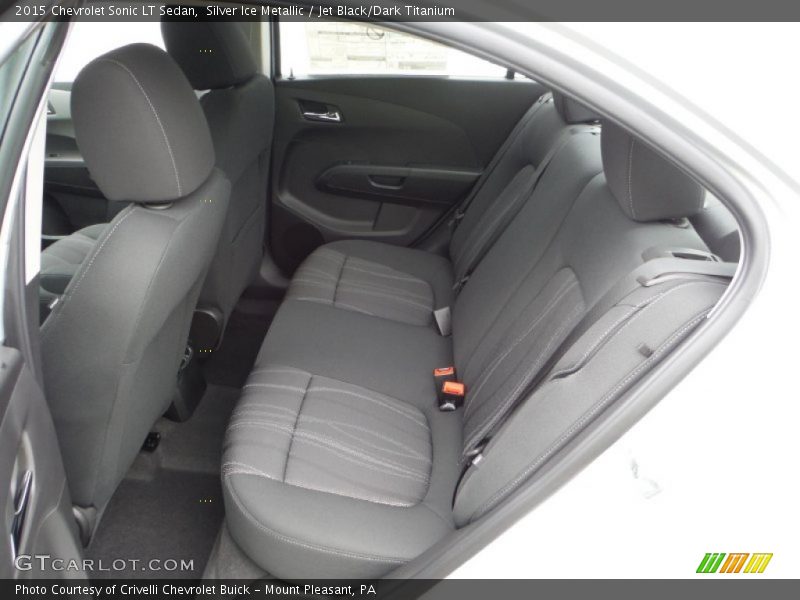 Silver Ice Metallic / Jet Black/Dark Titanium 2015 Chevrolet Sonic LT Sedan