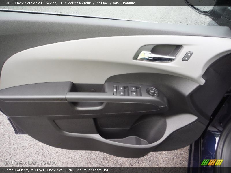 Blue Velvet Metallic / Jet Black/Dark Titanium 2015 Chevrolet Sonic LT Sedan