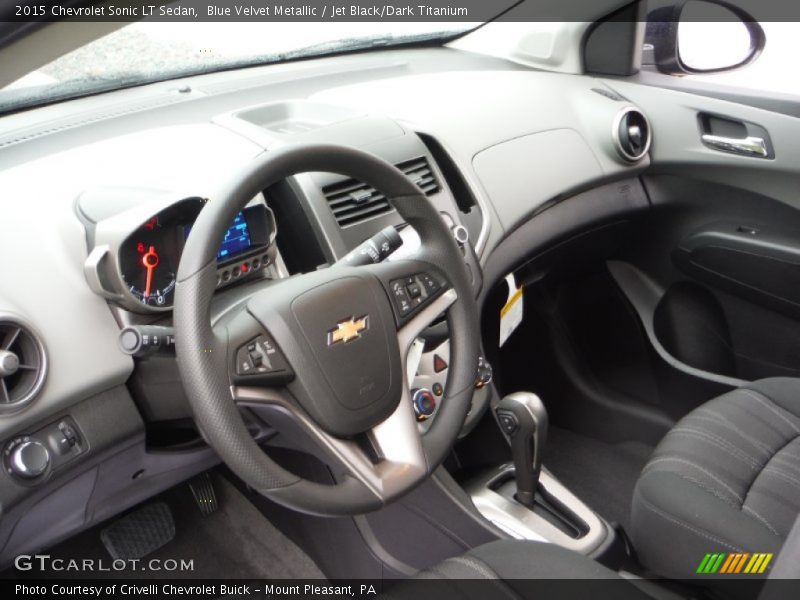 Blue Velvet Metallic / Jet Black/Dark Titanium 2015 Chevrolet Sonic LT Sedan