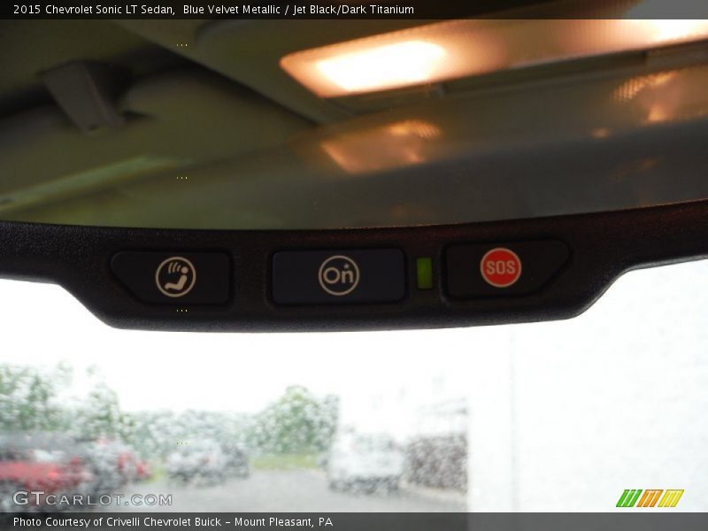 Blue Velvet Metallic / Jet Black/Dark Titanium 2015 Chevrolet Sonic LT Sedan