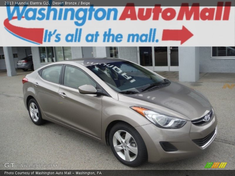 Desert Bronze / Beige 2013 Hyundai Elantra GLS