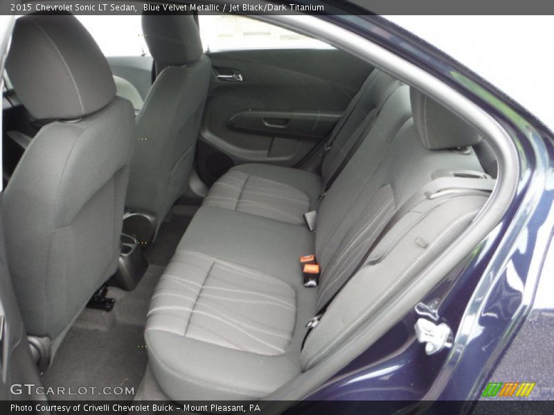 Blue Velvet Metallic / Jet Black/Dark Titanium 2015 Chevrolet Sonic LT Sedan