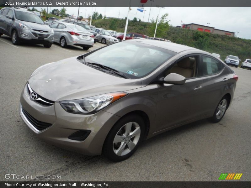 Desert Bronze / Beige 2013 Hyundai Elantra GLS