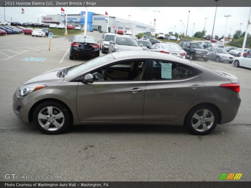 Desert Bronze / Beige 2013 Hyundai Elantra GLS