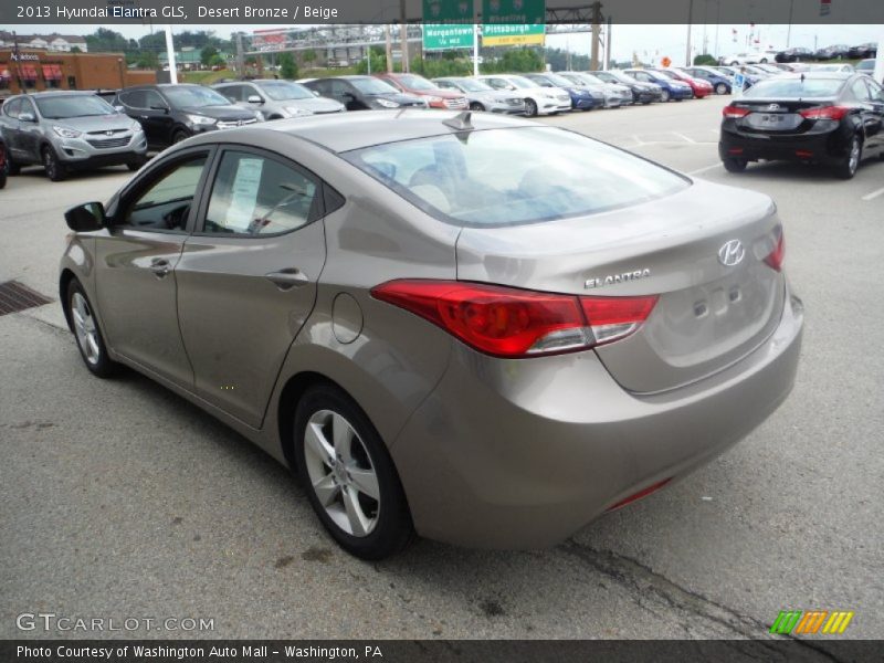 Desert Bronze / Beige 2013 Hyundai Elantra GLS