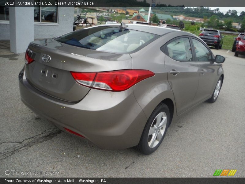 Desert Bronze / Beige 2013 Hyundai Elantra GLS