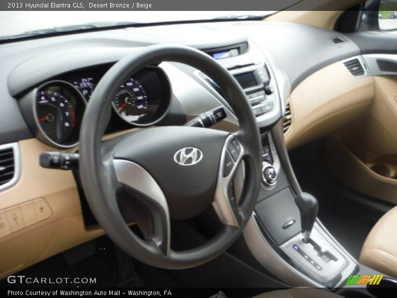 Desert Bronze / Beige 2013 Hyundai Elantra GLS