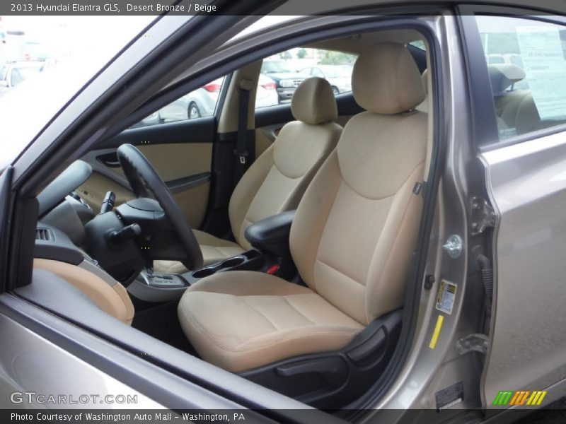 Desert Bronze / Beige 2013 Hyundai Elantra GLS