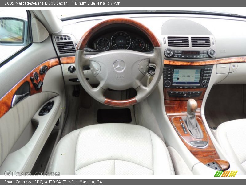 Platinum Blue Metallic / Ash 2005 Mercedes-Benz E 500 Sedan