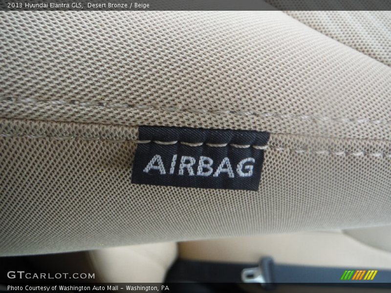Desert Bronze / Beige 2013 Hyundai Elantra GLS