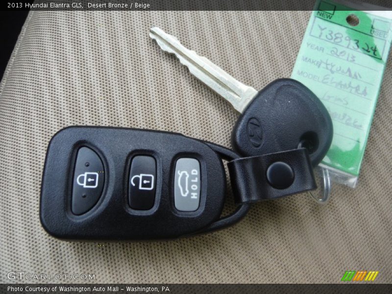 Desert Bronze / Beige 2013 Hyundai Elantra GLS