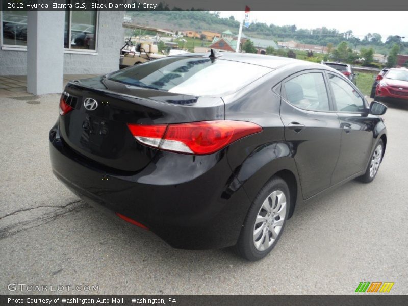 Black Diamond / Gray 2012 Hyundai Elantra GLS