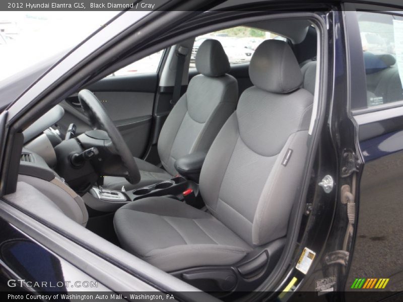 Black Diamond / Gray 2012 Hyundai Elantra GLS