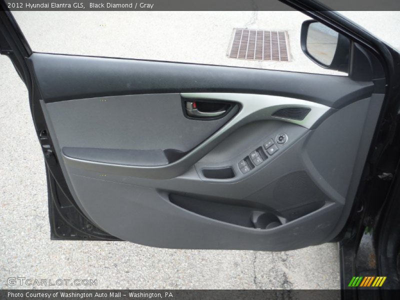 Black Diamond / Gray 2012 Hyundai Elantra GLS