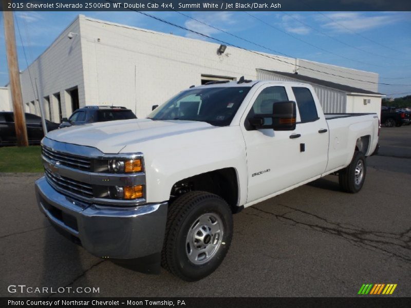 Front 3/4 View of 2015 Silverado 2500HD WT Double Cab 4x4