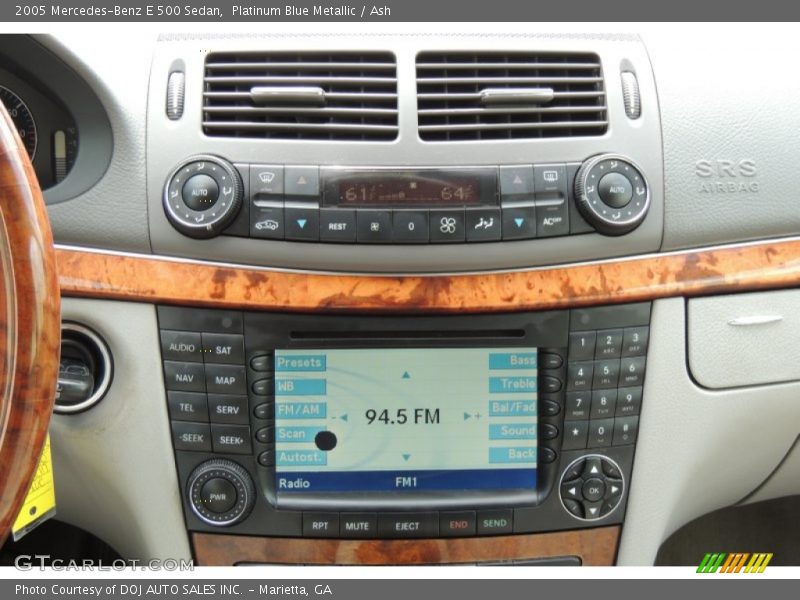 Platinum Blue Metallic / Ash 2005 Mercedes-Benz E 500 Sedan
