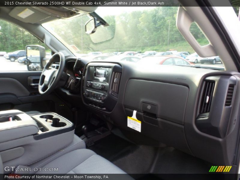 Summit White / Jet Black/Dark Ash 2015 Chevrolet Silverado 2500HD WT Double Cab 4x4