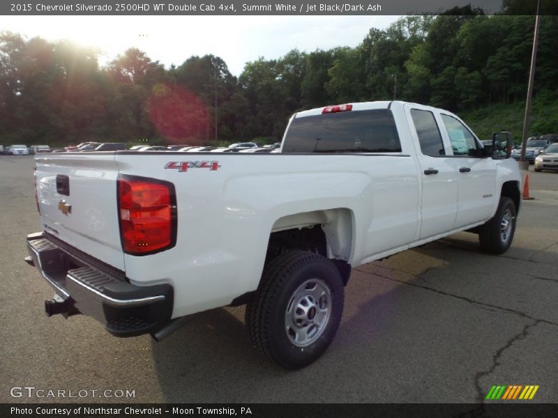 Summit White / Jet Black/Dark Ash 2015 Chevrolet Silverado 2500HD WT Double Cab 4x4