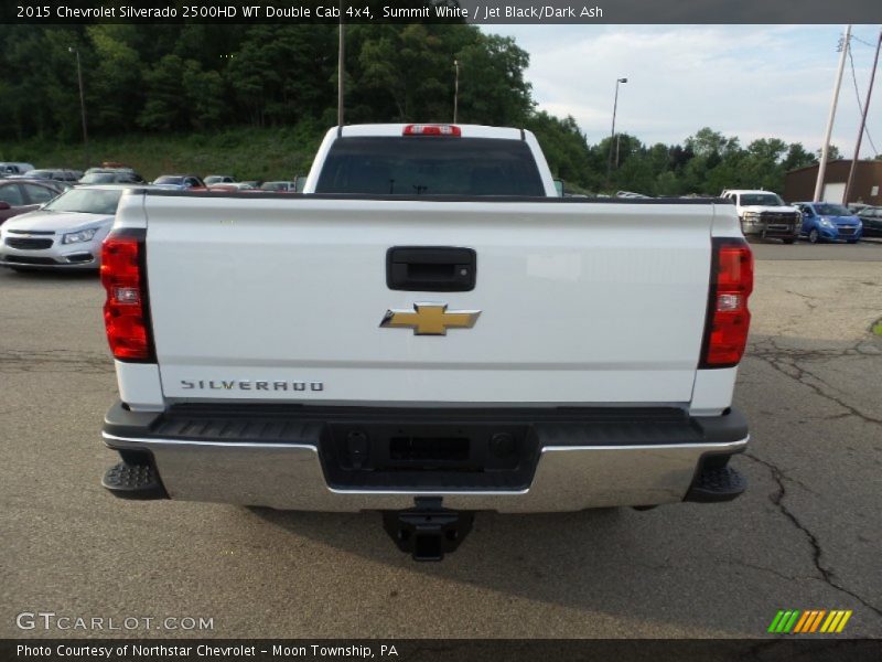 Summit White / Jet Black/Dark Ash 2015 Chevrolet Silverado 2500HD WT Double Cab 4x4