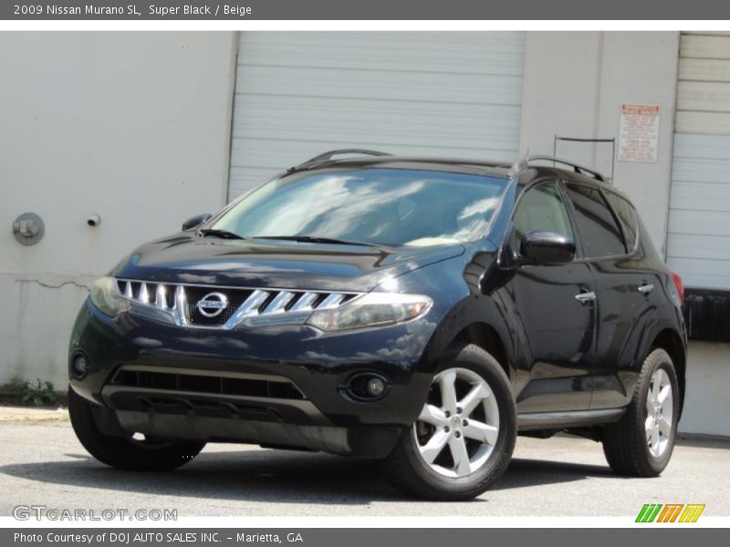 Super Black / Beige 2009 Nissan Murano SL