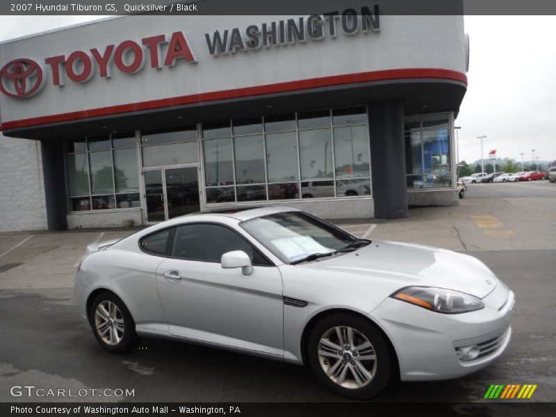 Quicksilver / Black 2007 Hyundai Tiburon GS