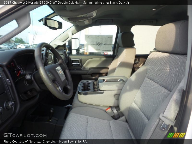 Summit White / Jet Black/Dark Ash 2015 Chevrolet Silverado 2500HD WT Double Cab 4x4