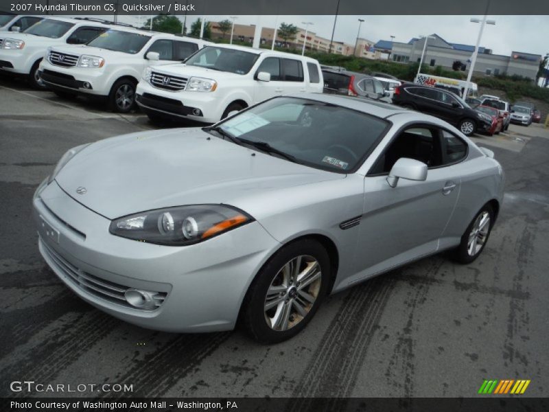 Quicksilver / Black 2007 Hyundai Tiburon GS