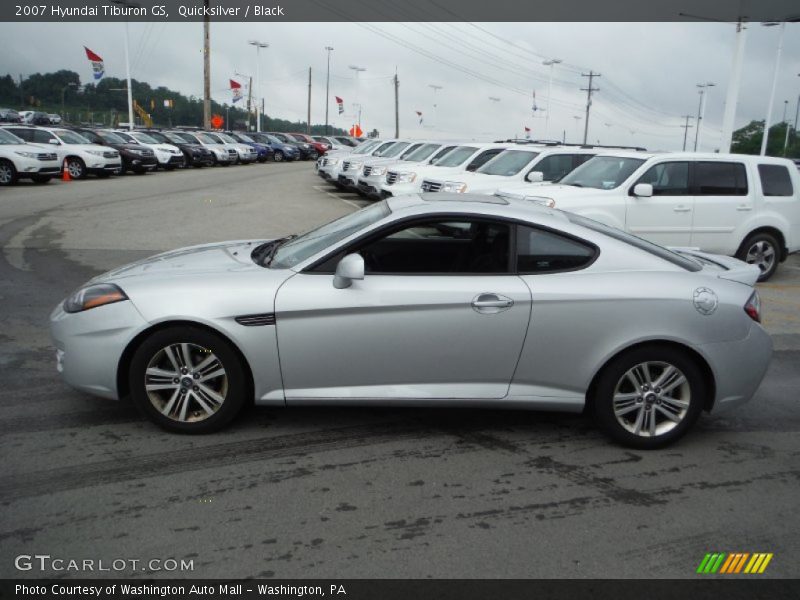Quicksilver / Black 2007 Hyundai Tiburon GS