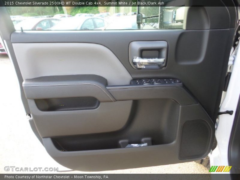 Summit White / Jet Black/Dark Ash 2015 Chevrolet Silverado 2500HD WT Double Cab 4x4