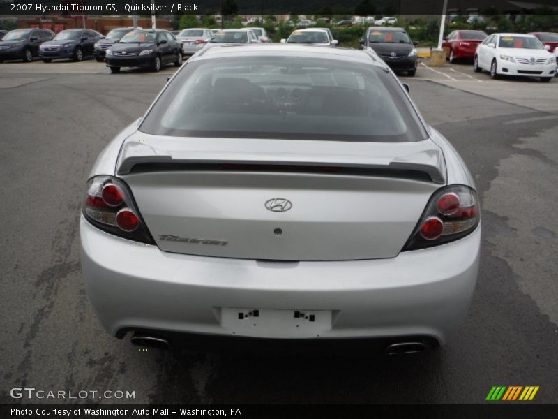 Quicksilver / Black 2007 Hyundai Tiburon GS