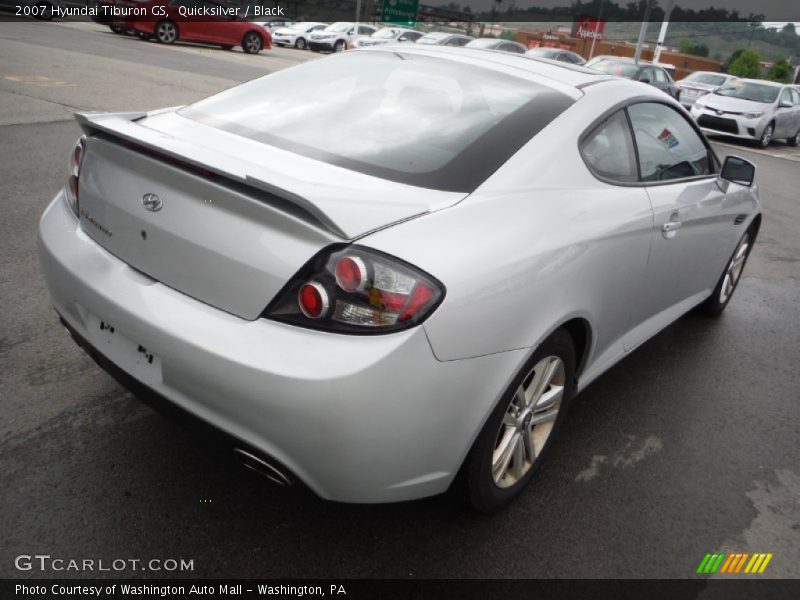 Quicksilver / Black 2007 Hyundai Tiburon GS