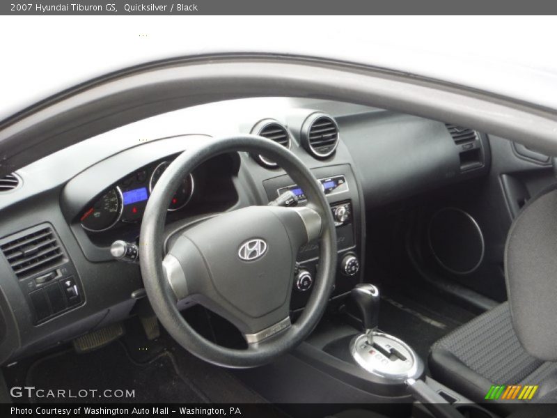 Quicksilver / Black 2007 Hyundai Tiburon GS