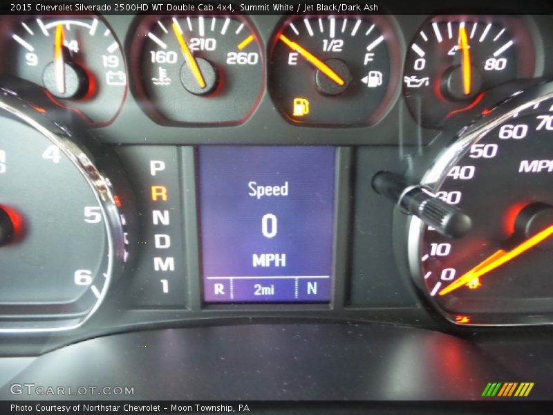 Summit White / Jet Black/Dark Ash 2015 Chevrolet Silverado 2500HD WT Double Cab 4x4