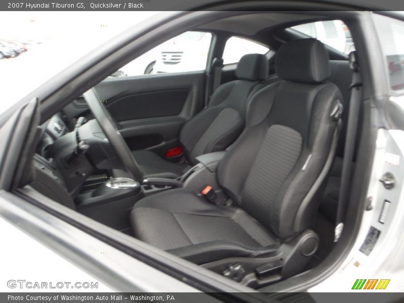 Quicksilver / Black 2007 Hyundai Tiburon GS