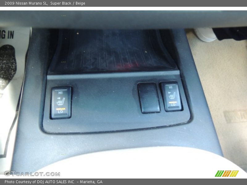 Super Black / Beige 2009 Nissan Murano SL