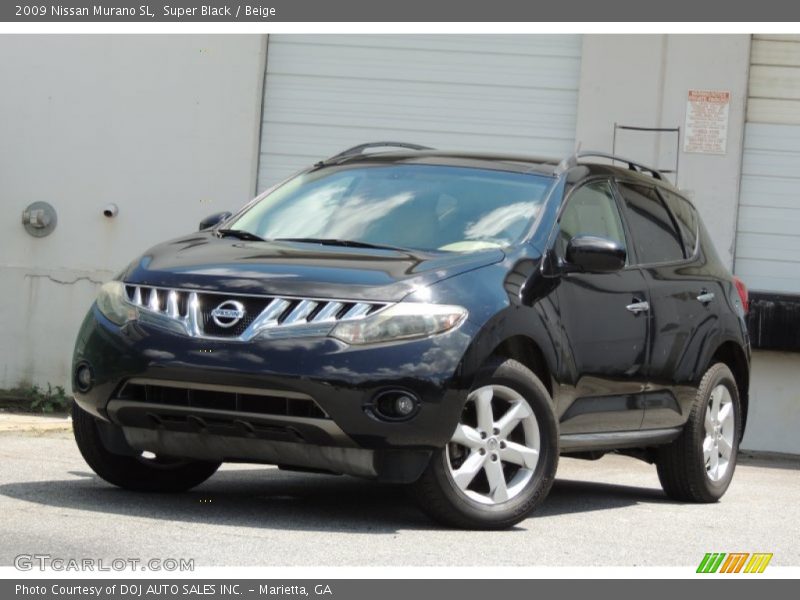 Front 3/4 View of 2009 Murano SL