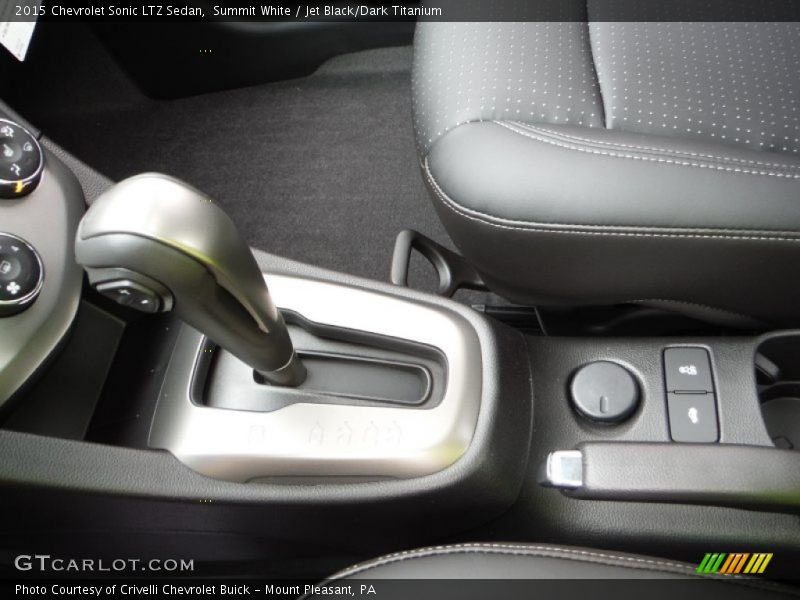 Summit White / Jet Black/Dark Titanium 2015 Chevrolet Sonic LTZ Sedan