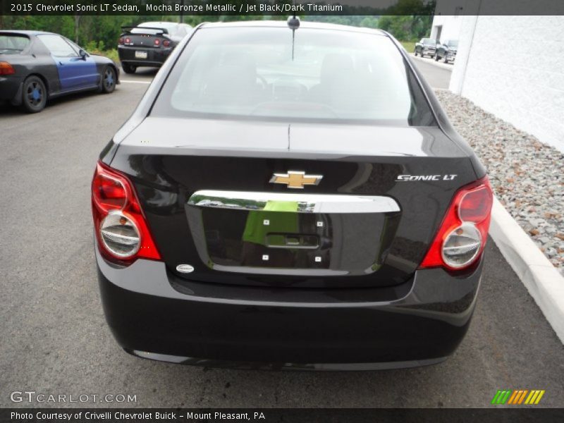 Mocha Bronze Metallic / Jet Black/Dark Titanium 2015 Chevrolet Sonic LT Sedan