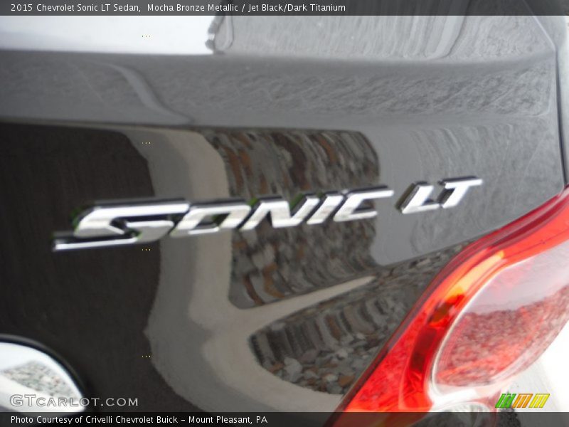 Mocha Bronze Metallic / Jet Black/Dark Titanium 2015 Chevrolet Sonic LT Sedan