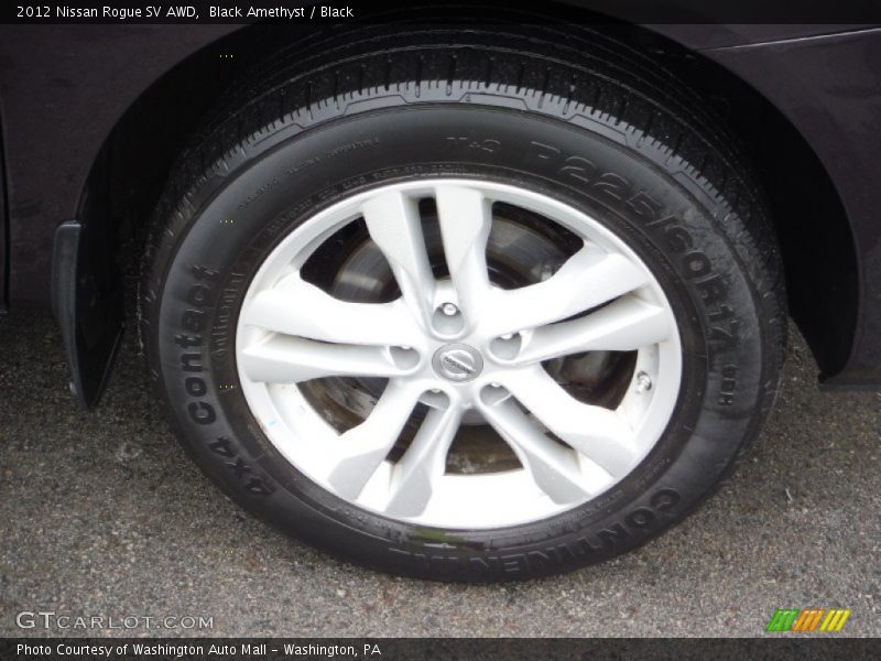 Black Amethyst / Black 2012 Nissan Rogue SV AWD