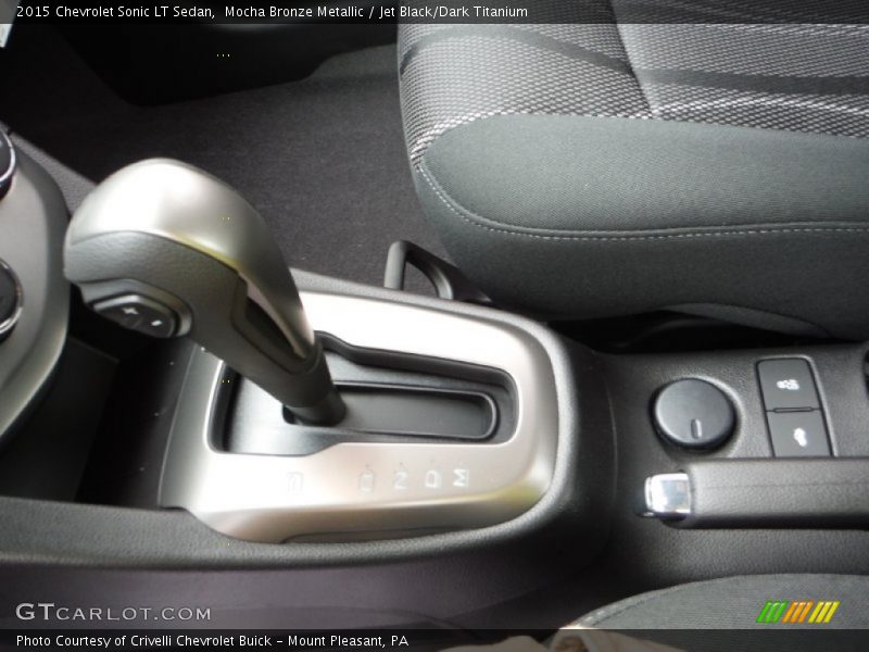 Mocha Bronze Metallic / Jet Black/Dark Titanium 2015 Chevrolet Sonic LT Sedan
