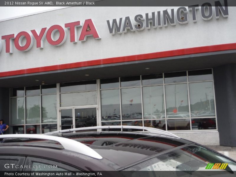 Black Amethyst / Black 2012 Nissan Rogue SV AWD