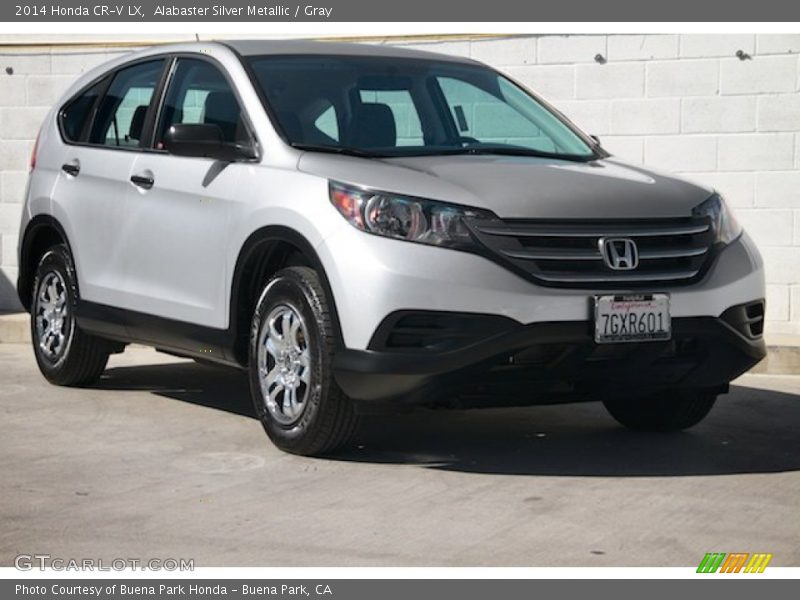 Alabaster Silver Metallic / Gray 2014 Honda CR-V LX