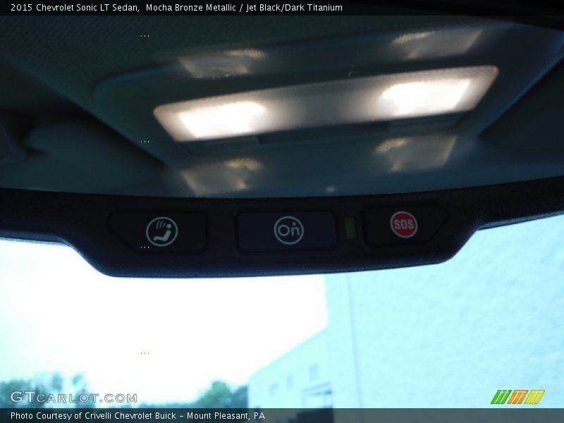 Mocha Bronze Metallic / Jet Black/Dark Titanium 2015 Chevrolet Sonic LT Sedan