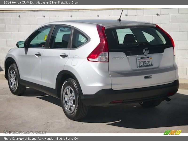 Alabaster Silver Metallic / Gray 2014 Honda CR-V LX