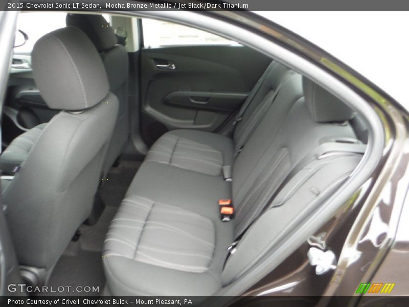 Mocha Bronze Metallic / Jet Black/Dark Titanium 2015 Chevrolet Sonic LT Sedan